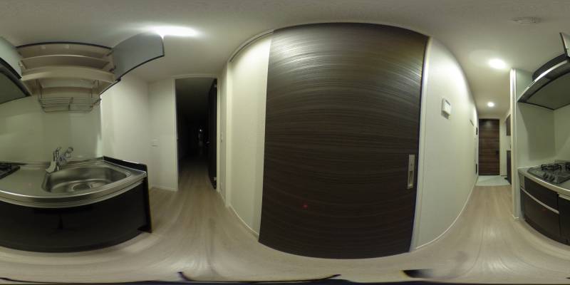 パノラマ画像キッチン