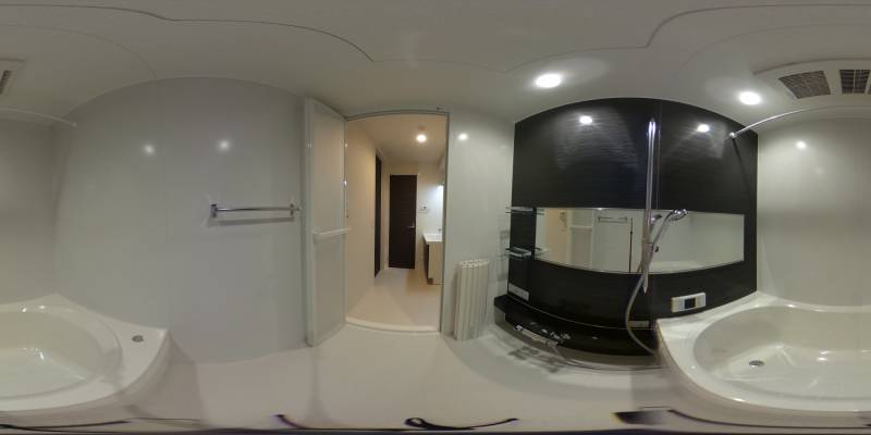 パノラマ画像バスルーム