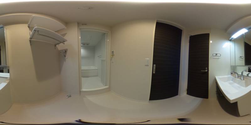 パノラマ画像洗面所