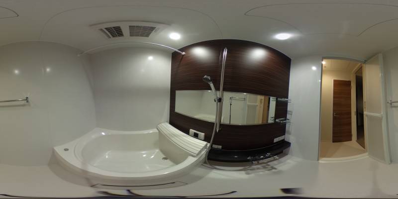 パノラマ画像バスルーム