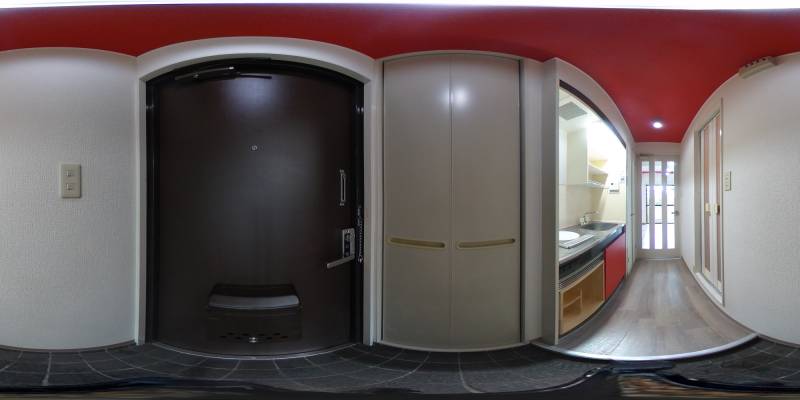 パノラマ画像玄関