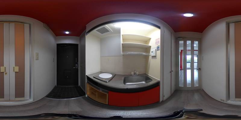 パノラマ画像キッチン