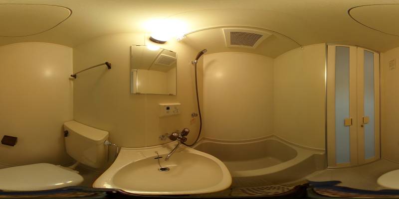 パノラマ画像バスルーム