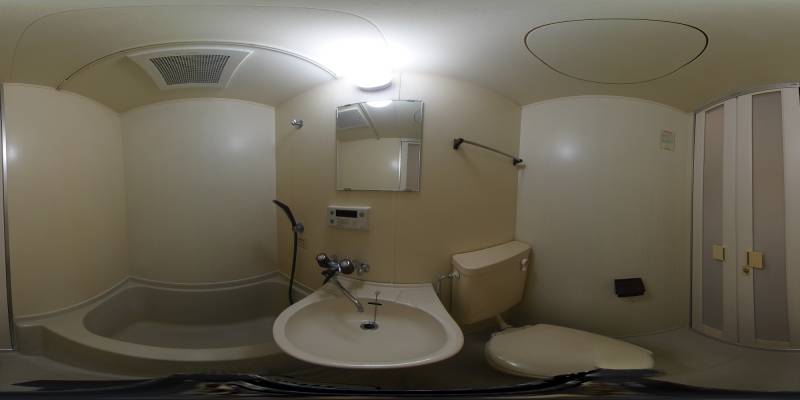 パノラマ画像バスルーム