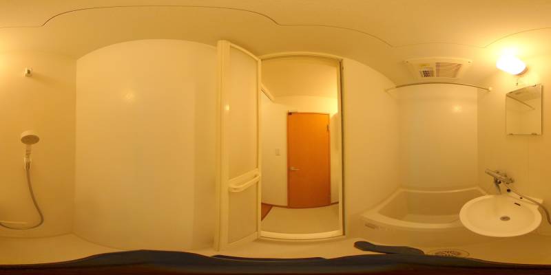 パノラマ画像バスルーム