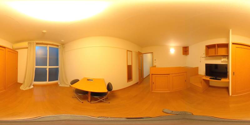 パノラマ画像洋室