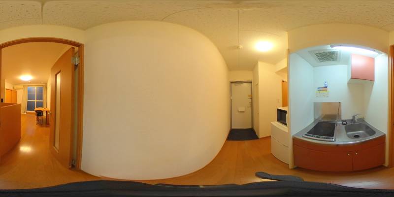 パノラマ画像キッチン