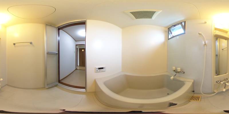 パノラマ画像バスルーム