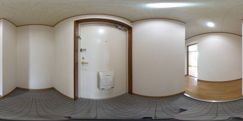 パノラマ画像玄関