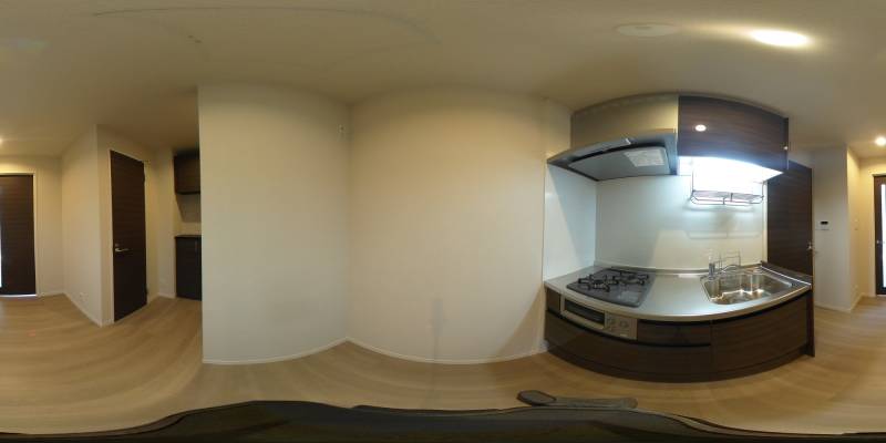 パノラマ画像キッチン