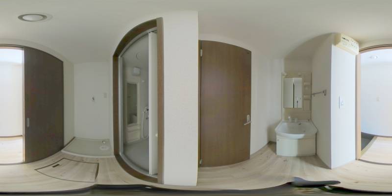 パノラマ画像洗面所