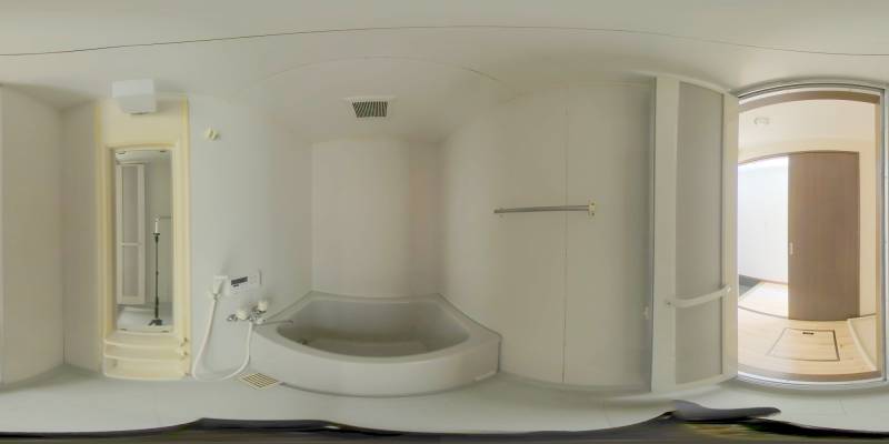 パノラマ画像バスルーム