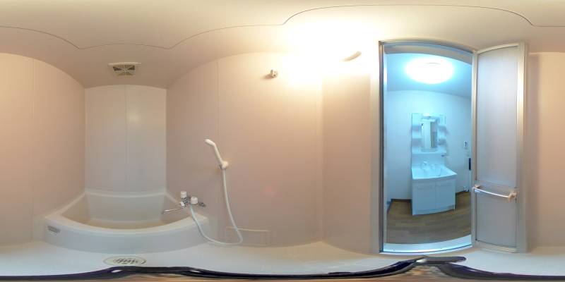 パノラマ画像バスルーム