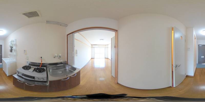 パノラマ画像キッチン