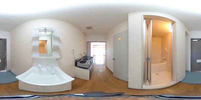 パノラマ画像洗面所