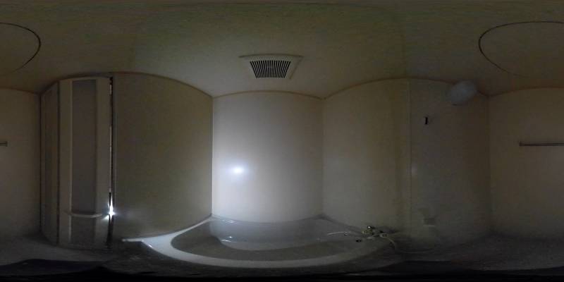 パノラマ画像バスルーム