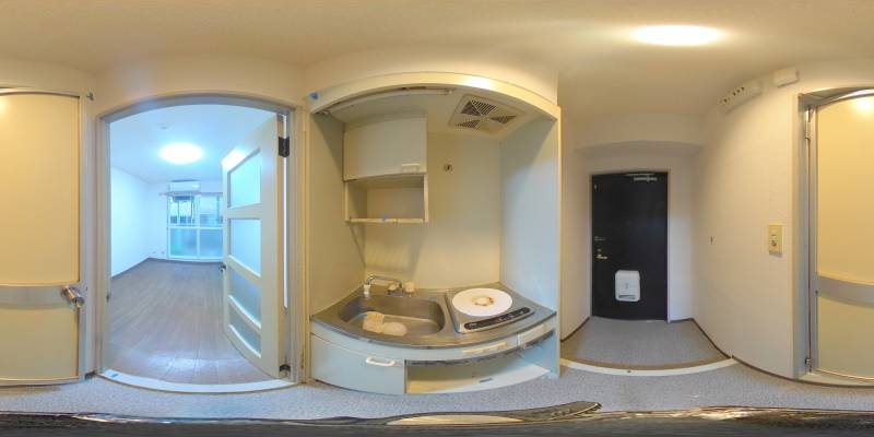 パノラマ画像キッチン