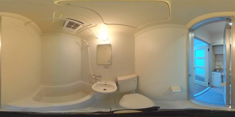 パノラマ画像バスルーム