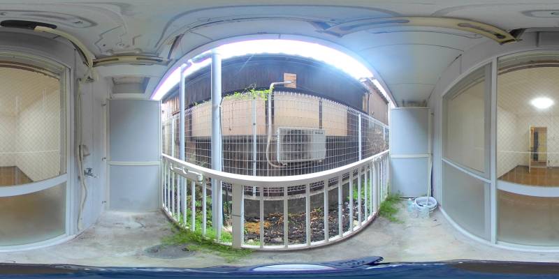 パノラマ画像バルコニー