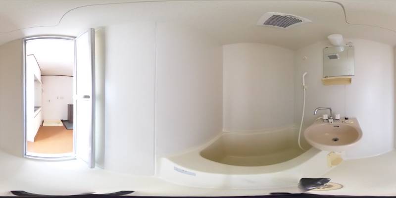 パノラマ画像バスルーム