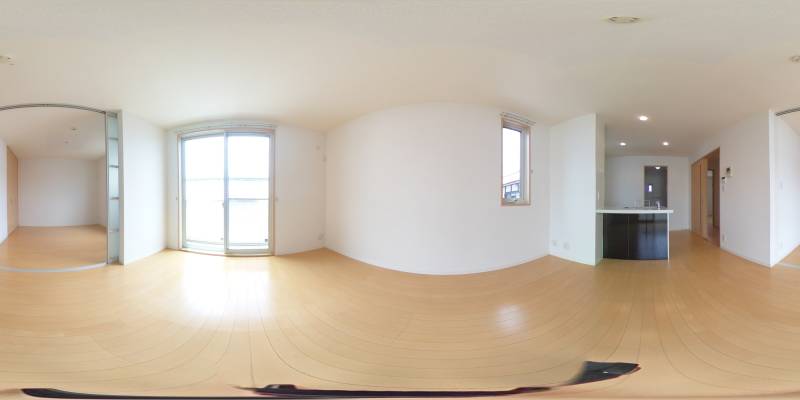 パノラマ画像リビング