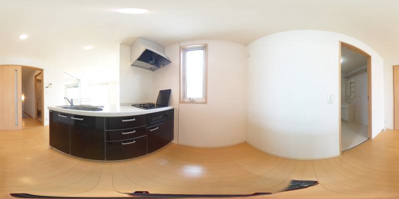 パノラマ画像キッチン