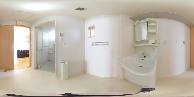 パノラマ画像洗面所