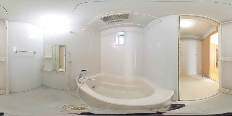 パノラマ画像バスルーム