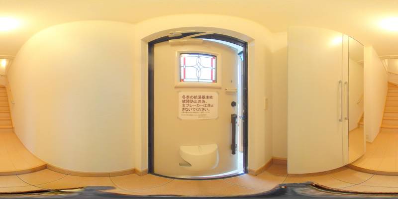 パノラマ画像玄関
