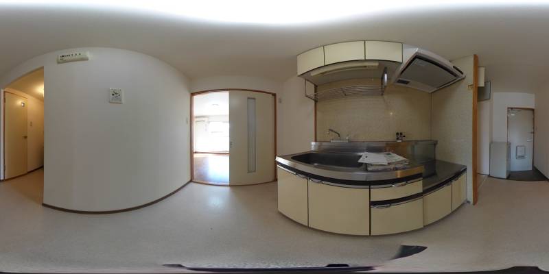 パノラマ画像キッチン