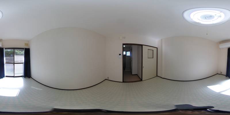 パノラマ画像洋室