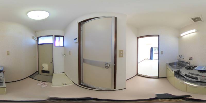 パノラマ画像キッチン