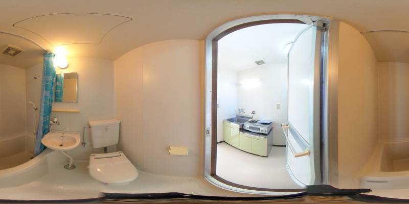 パノラマ画像バスルーム