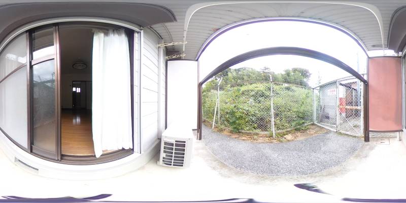 パノラマ画像バルコニー