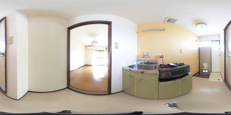 パノラマ画像キッチン