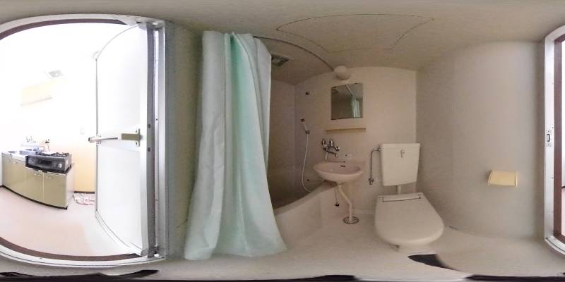 パノラマ画像バスルーム