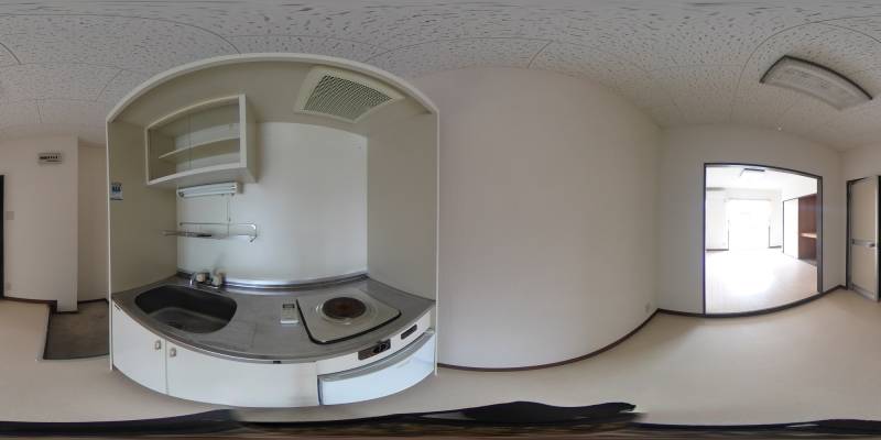 パノラマ画像キッチン