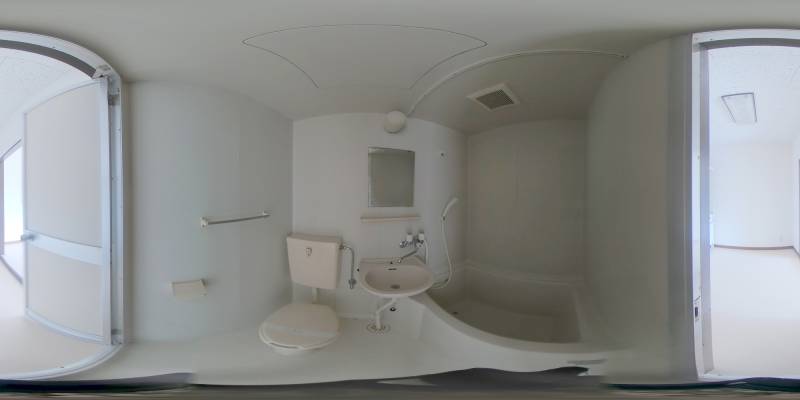 パノラマ画像バスルーム
