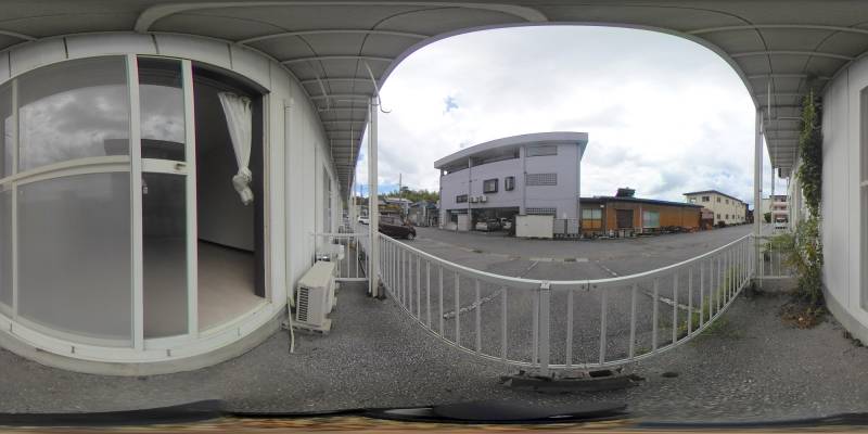 パノラマ画像バルコニー