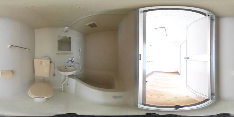 パノラマ画像バスルーム
