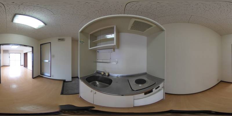 パノラマ画像キッチン