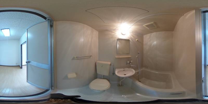 パノラマ画像バスルーム