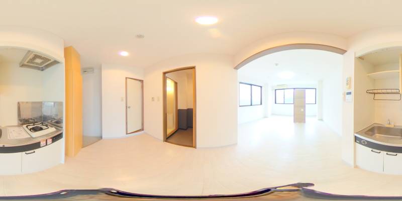 パノラマ画像キッチン