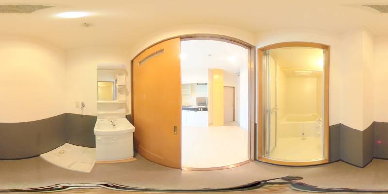 パノラマ画像洗面所