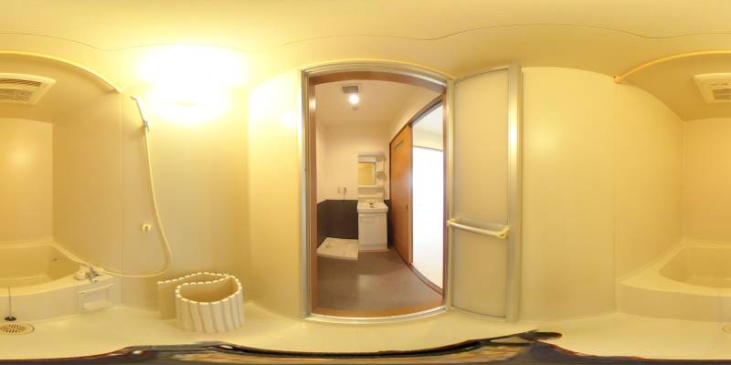 パノラマ画像バスルーム