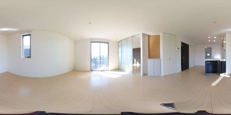 パノラマ画像リビング