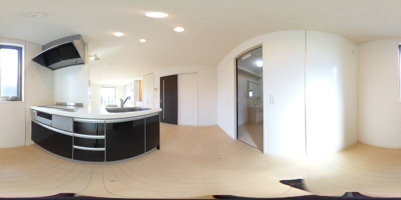 パノラマ画像キッチン