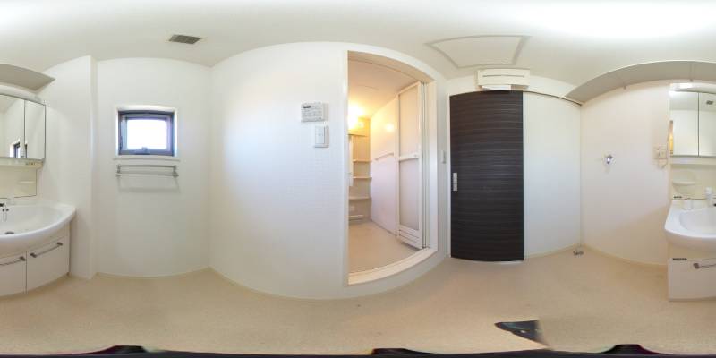 パノラマ画像洗面所