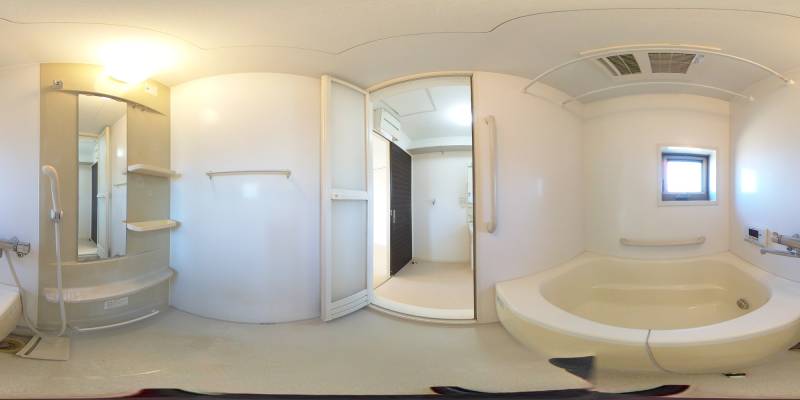 パノラマ画像バスルーム