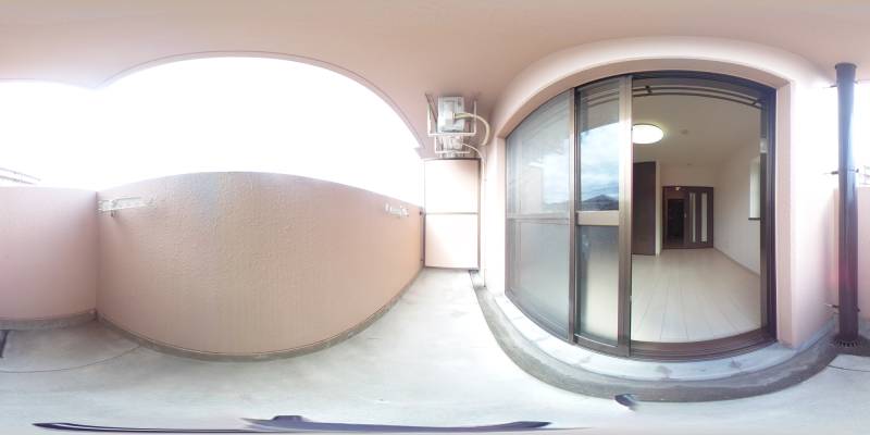 パノラマ画像バルコニー